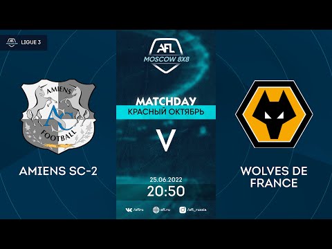 AFL22. France. Ligue 3. Day 7. Amiens SC-2 - Wolves de France