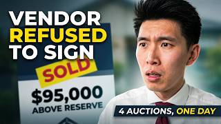 4 Auctions, 4 Agencies, $95,000 Above Reserve in Melton & Vendor Refusing to Sign
