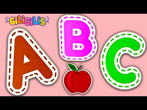 Phonics Song 2 With Two Words in 3D - A For Apple - Abc Alphabet Songs With Sounds For Giligilis