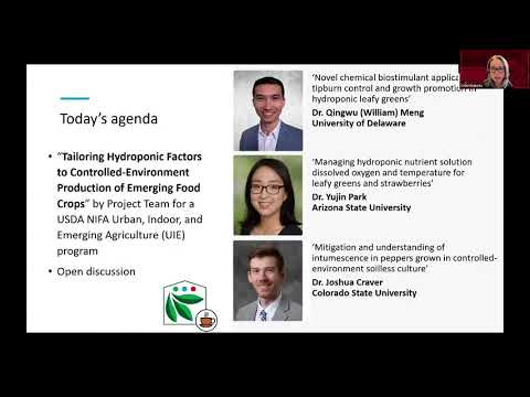 #79 'Tailoring Hydroponic Factors to Controlled-Environment Production of Emerging Food Crops' 