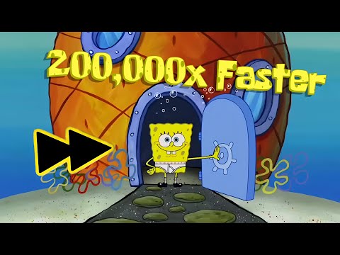 SpongeBob Theme Song 2x, 4x, 8x Up To 200,000x Faster