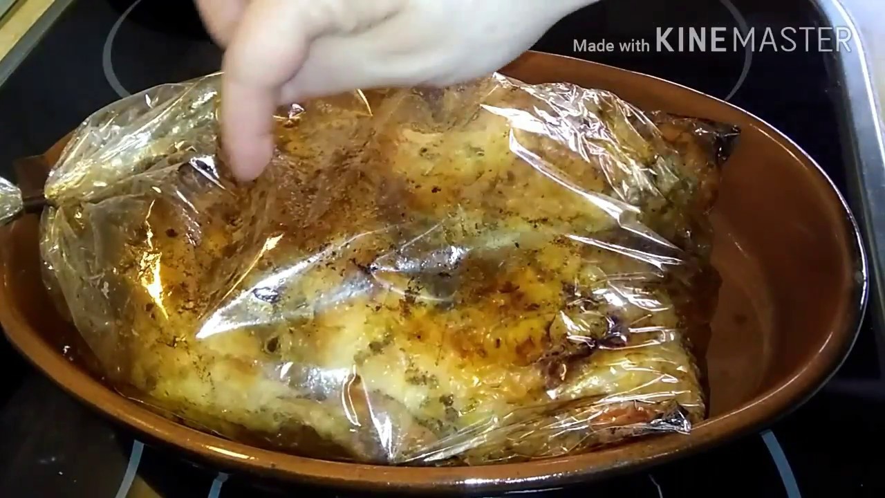 POLLO ASADO EN BOLSA CON VERDURAS SANO Y FACIL