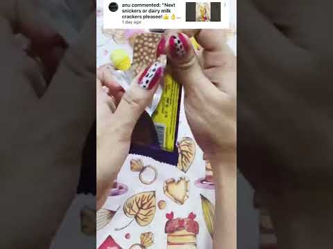 Cadbury Dairy Milk Crackers on my Subscriber’s Special Request| #youtube #shorts #viral #asmr