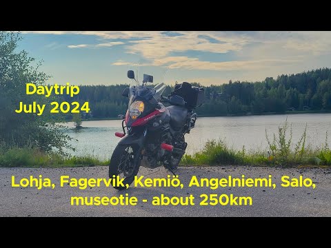 Joyride Suzuki V-Strom DL650 Lohja, Fagervik, Kemiö, Angelniemi, Salo, museotie