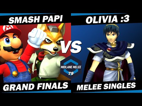 Smash Papi vs Olivia :3 - Grand Finals | Midlane Melee 79