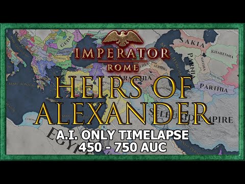 Imperator: Rome -  Heirs of Alexander DLC - 300 year Timelapse (Marius 2.0 Update)