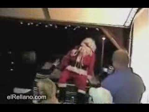 Funny Christmas videos - Very Funny Santa Claus Falling 
