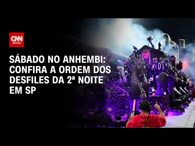 Carnaval 2026: Sete escolas encerram o Grupo Especial de São Paulo neste sábado (14) | AGORA CNN