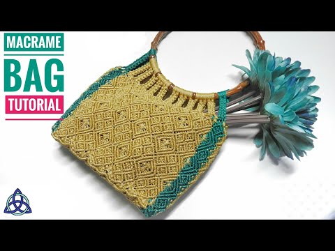 DIY Macrame Bag With Zipper Macrame Wallet for Girls