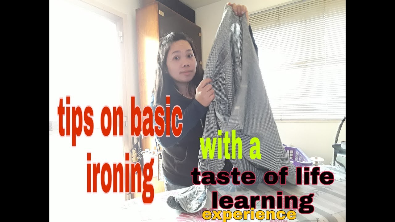 Paano ang tamang pamamalantsa ng mga longsleeves/domestichelper
