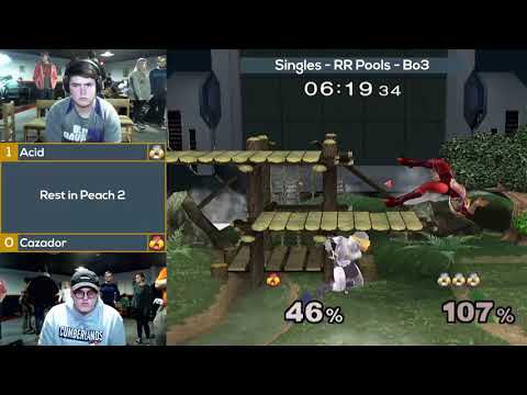 Rest in Peach 2 - RR Pools - (Sheik) Acid vs Cazador (Sheik)