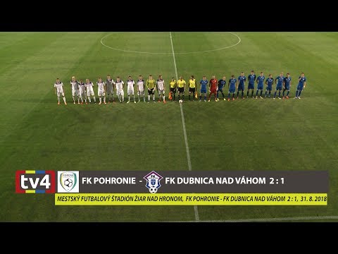 Slovensko  2. liga  2018/2019 FK Pohronie - MFK Dubnica nad Váhom 2 : 1