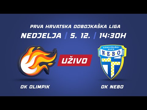 OK OLIMPIK vs. OK NEBO Prva hrvatska odbojkaška liga