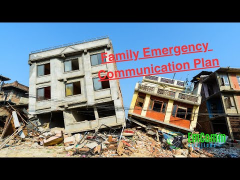 Family Emergency Communications Plan