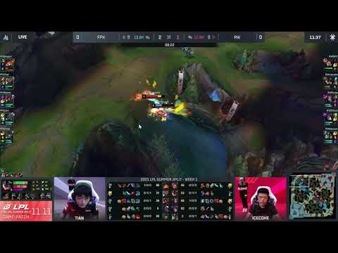 FPX vs RW W1G1 Summer '21 | Yet another Nuguri 2v1