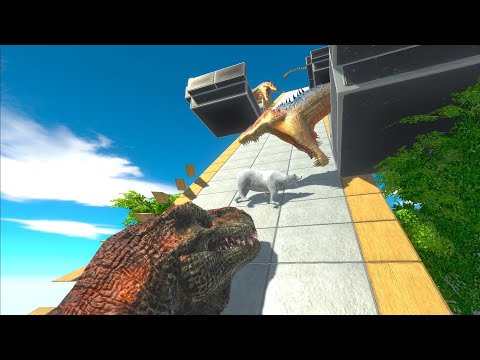 Slide To T REX   ANIMAL REVOLT BATTLE SIMULATOR