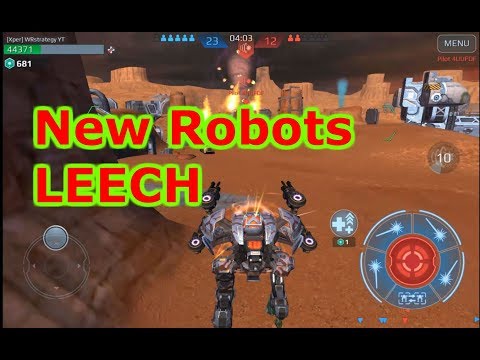 War Robots Leech Setups & Leech Pulsar Destroying Enemies. Test Server.