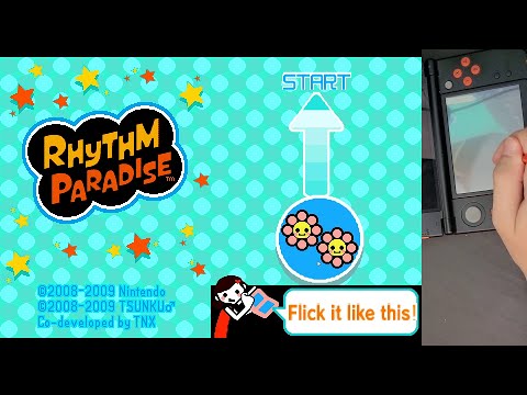 Rhythm Paradise/Heaven DS Longplay [3DSController + DeSmuME, 3× GPU Scaling]