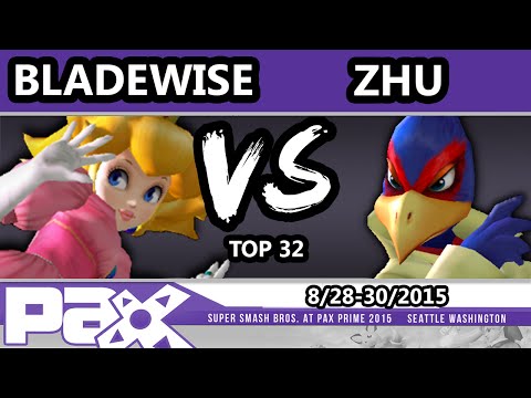 S@P - SP | Zhu (Falco) Vs. 62bit | Bladewise (Peach) SSBM Top 32 - Smash Melee