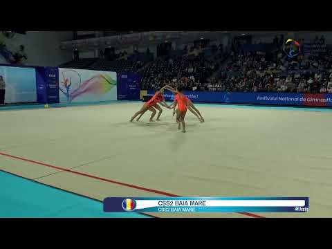 CSS2 BAIA MARE Junioare III   Ansamblu R1 WA Campionatul Național de Ansambluri   Gimnastică Ritmică