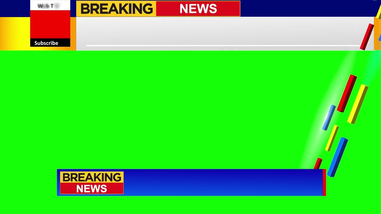 Breaking News Frame Green Screen Free Download