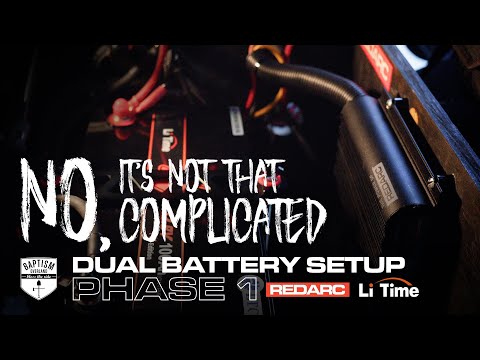 REDARC + LiTIME...Dual Battery Setup Made Simple!