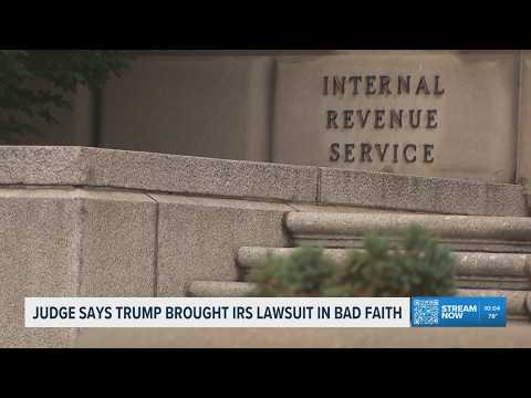 Judge rebukes Trump in IRS lawsuit, voids settlement