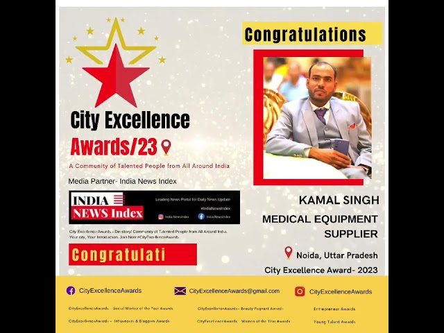 City Excellence Awards 2023 Hhealoxy Pvt Ltd
