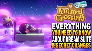 Everything You Need To Know About The Dream Suite &amp; Secret Changes! Animal Crossing New Horizons