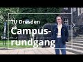 Campus tour at TU Dresden
