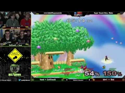 NBA - ZetTroxX + Yomi vs kiw1 + Timi - Melee Teams Winners Bracket