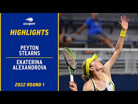 Peyton Stearns vs. Ekaterina Alexandrova Highlights | 2022 US Open Round 1