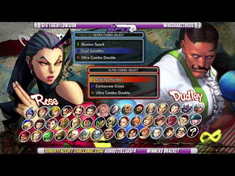 SFO Monthly August 2015 - USF4 - Winners - TigerFlowsion vs WhoseShabzThisIs