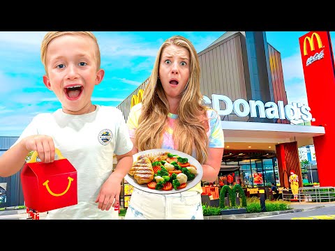 Letting Our Kids Decide Fast Food vs Moms Food!