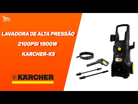 Lavadora de Alta Pressão Indução 2100 PSI/Libras 360 L/h 1900W K5 - Video