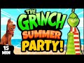 ️ Grinch Brain Break Party ️ Freeze Dance ️ Summer Brain Breaks For Kids ️ Just Dance