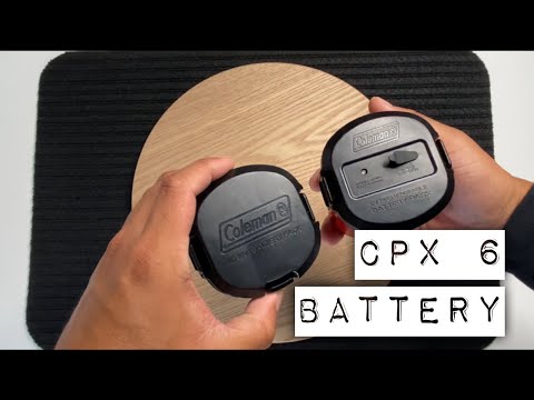 Coleman CPX 6 Power System  |  Battery Removal