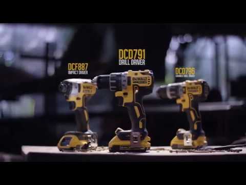 DEWALT DCK283D2 20V MAX XR Compact Cordless Drill/Driver & Impact Driver Combo Kit