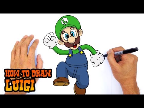 How to Draw Luigi | Mario Bros