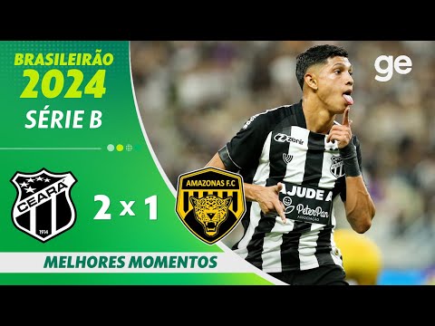 Gols e lances de Ceará x Amazonas