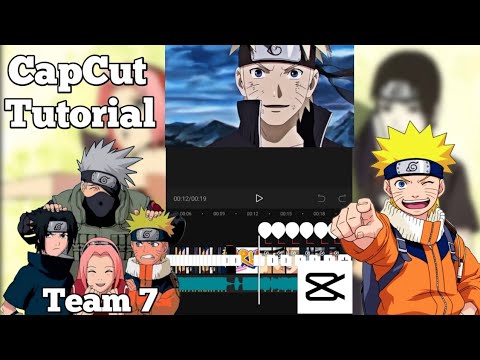 Team 7 Naruto CapCut edit tutorial