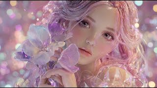 [ASMR] 12 Glass Humans Eating Birth Flowers 💎 Which month are you? | AI Satisfying & Relaxing ASMR