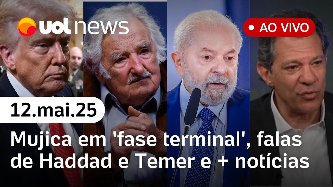 Mujica está em 'fase terminal'; Lula e investimento chinês no Brasil; falas de Haddad e + | UOL News