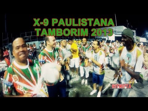X-9 Paulistana Tamborim 2013 - ritmista.com.br