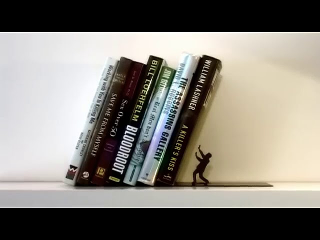 Vídeo relacionado con TOYANDONA Sujetalibros Hueco de Hierro Negro, Soporte de Libro con Superficie Lisa y Tacto Delicado para Organizar Libros en Casa o Biblioteca, Diseño Moderno y Práctico