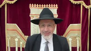 A pessah on passe de la bonté à la rigueur n 1..Ilan et Laura pour leur fils Refael Tsion