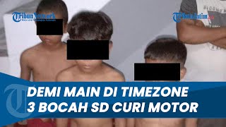 Demi Main di Timezone, 3 Bocah SD di Gresik Curi Motor, Dijual Rp 150 Ribu