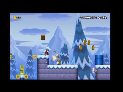 Super Mario Maker 2 - Snow Covered Mole Plains