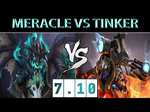 Meracle [Outworld Devourer] vs [Tinker] ► Dota 2 7.10