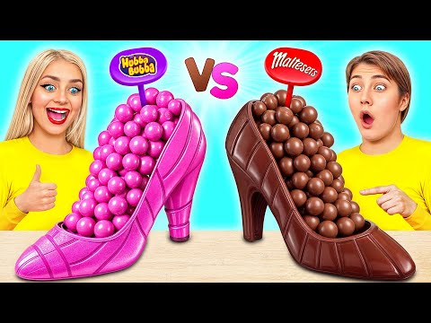 Bubble Gum vs Chocolate Food Challenge | Funny Situations and Fails by Multi DO Challenge